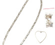 Collier ligne design en argent 925ème : 