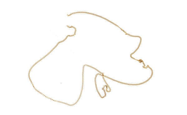 Elément d'une chaîne en or jaune 18 cts,