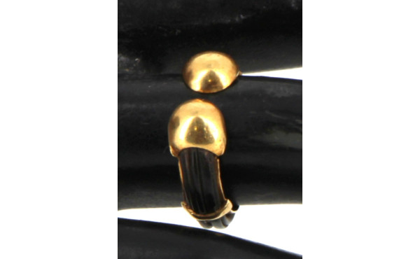 Bague jonc en or jaune 18 cts (750ème) e
