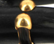 Bague jonc en or jaune 18 cts (750ème) e