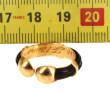 Bague jonc en or jaune 18 cts (750ème) e