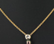 Collier en or jaune 14 cts (585ème) sert
