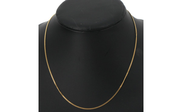 Chaîne en or jaune 18 carats, poinçon tê