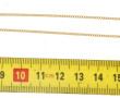 Chaîne en or jaune 18 carats, poinçon tê