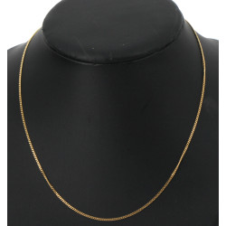 Chaîne en or jaune 18 carats, poinçon tê