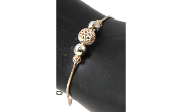 Bracelet en argent 925ème, MATY, en écri