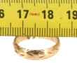 Alliance en or jaune 9 carats (375ème), 
