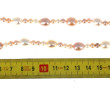 Collier en perles d'eau douce rose et bl