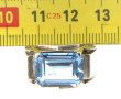 Bague ART DECO en argent sertie d'une pi