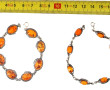 Deux bracelets ligne en argent 925ème se