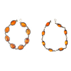 Deux bracelets ligne en argent 925ème se