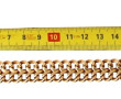 Bracelet en or jaune 18 cts, poinçon têt