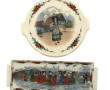 SARREGUEMINES Décor "OBERNAI" - Plat à c