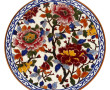 GIEN - Plat à tarte en faïence décor de 