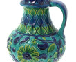 Vase à une anse en céramique allemande à