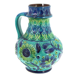 Vase à une anse en céramique allemande à