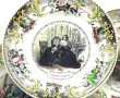CREIL & MONTEREAU - 9 assiettes à gâteau