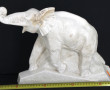 DOLLY (Xxème) - Eléphant en faïence blan