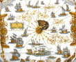 HERMES - Carré en soie "Voiles de Lumièr