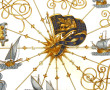 HERMES - Carré en soie "Voiles de Lumièr