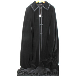Cape femme en velours noir