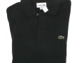 LACOSTE - Polo mixte noir Classic fit, t