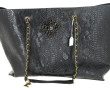 LOLLIPOPS - Sac noir forme cabas à deux 
