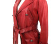 HEINE - Veste de dame en cuir rouge, cei