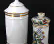 2 pots à pharmacie modernes en porcelain