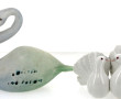 LLADRO - Couple de tourterelles en porce