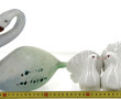 LLADRO - Couple de tourterelles en porce