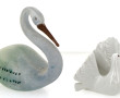 LLADRO - Couple de tourterelles en porce
