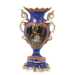 Porcelaine de PARIS XIXème - Vase baroqu