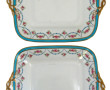 WEDGWOOD - Paire de petits plats à gâtea