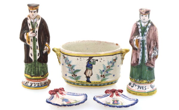 QUIMPER et autres contrées - Lot de 5 pi