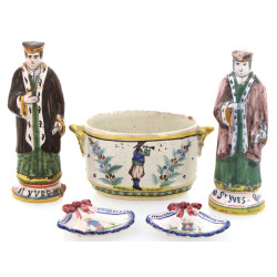 QUIMPER et autres contrées - Lot de 5 pi