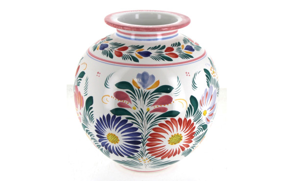 fab Quimper - Vase boule en faïence poly