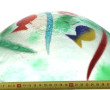 Coupe à fruits en verre à décor de poiss