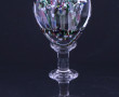 Petit porte-perruque en verre à inclusio
