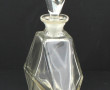 Flacon ART DECO en cristal, avec bouchon