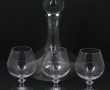 Lot de verres en cristal moulé: 6 verres