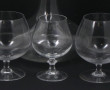 Lot de verres en cristal moulé: 6 verres