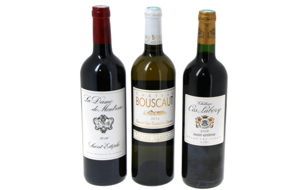 Lot de 3 bouteilles: 1 B LA DAME DE MONT