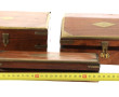 3 coffrets en bois exotique