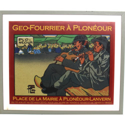 Affiche GEO FOURRIER exposition Plonéour