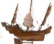 Maquette de jonque sur support
