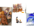 Lot comprenant qq coquillages, minéraux,
