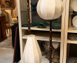 Paire de lampadaires montant façon bambo