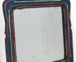 Miroir à encadrement en bois peint dans 