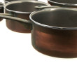 Batterie de casseroles en cuivre moderne